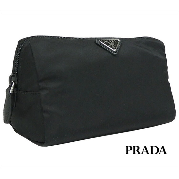 Prada Pouch Black Nylon - Picture 1 of 6